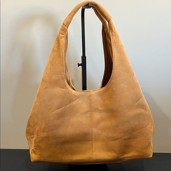 Ahdorned | Suede Hobo Bag w/Matching Bag & Embroidered Crossbody Strap - Picture 11 of 17